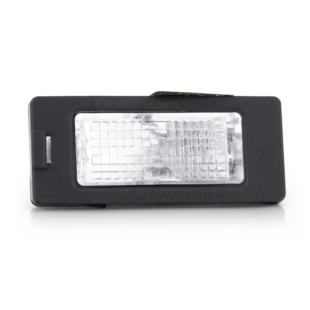 KarParts360 License Light Assembly for VW Jetta 2011-2013, Driver OR Passenger Side, Model CLX-M0-341-2102N-AC-CL360A50
