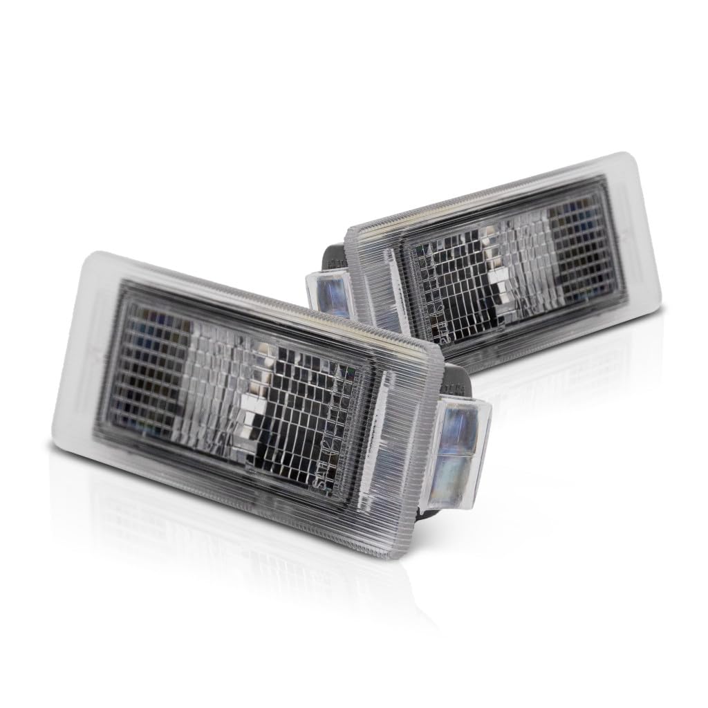 KarParts360 License Plate Light Unit Pair for GMC Acadia 2017-2019 | CAPA Certified | Replacement for GM2870100, GM2870100C