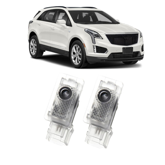 Generic Car Door Lights Logo Projector, Dual Plug Puddle Light, HD No Fade, Model KDCDL, White, 2 Pack