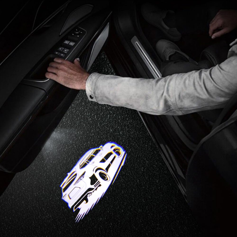 akarin LED Car Door Logo Lights for Highlander xu70 (2020-present) - White Courtesy Projector Laser Welcome Light Puddle Lamp