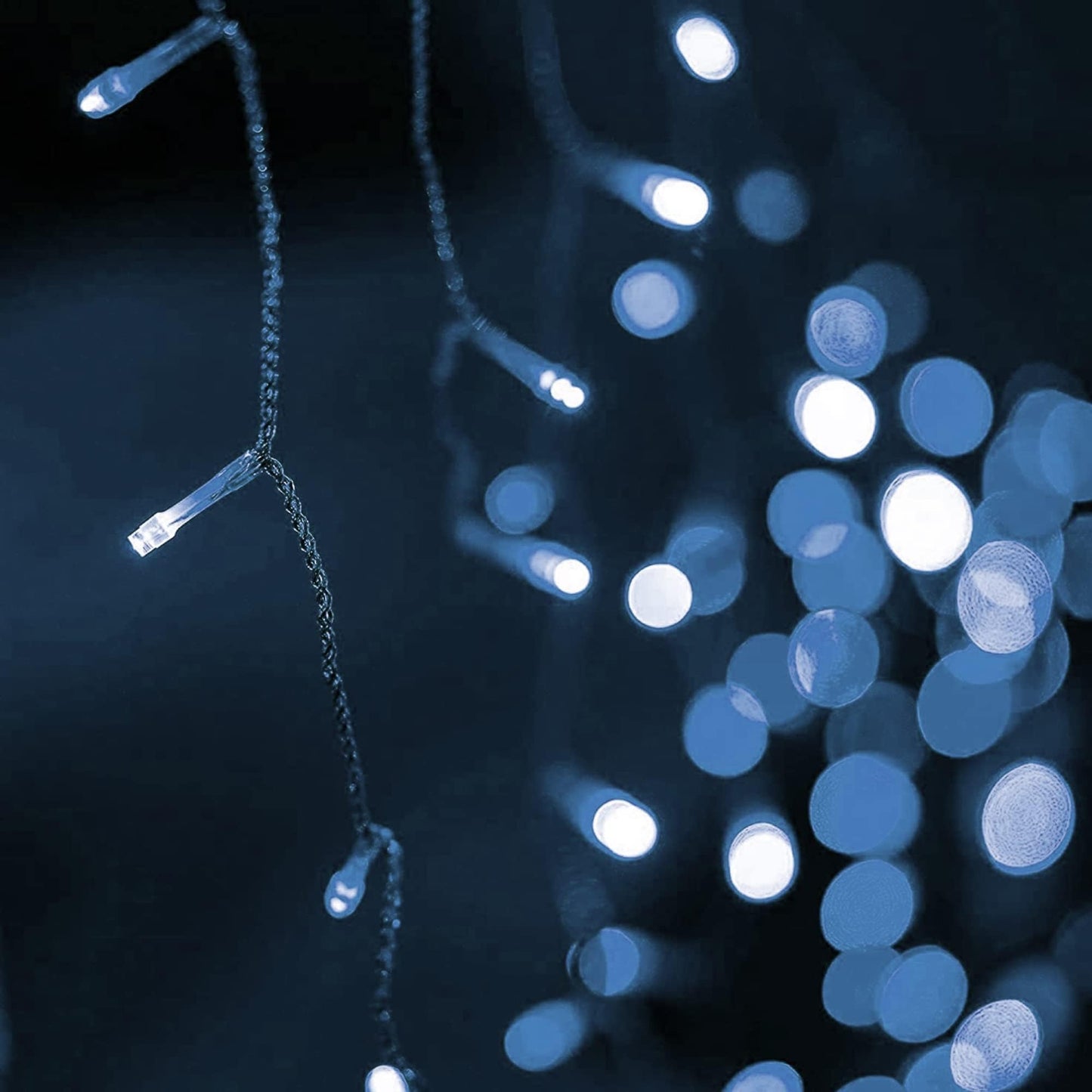 Dazzle Bright Outdoor Hanging Tree Lights, 160 LED, White, Model HB-160DCOI, for Garden, Party, Wedding, Porch, Patio, Christmas Decor