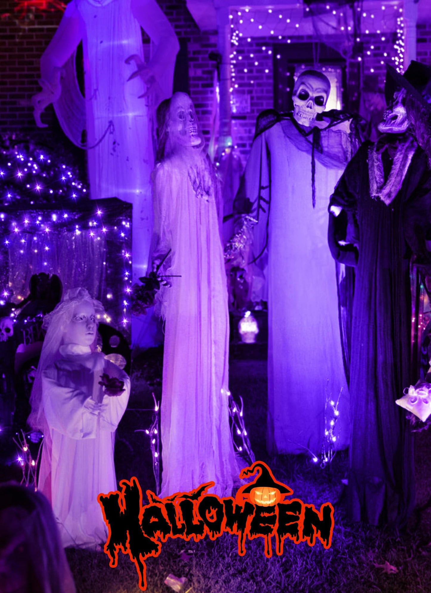 Minetom 5 Pack Fairy Lights, 7ft 20 LED String Lights, Battery Operated, Waterproof, Purple